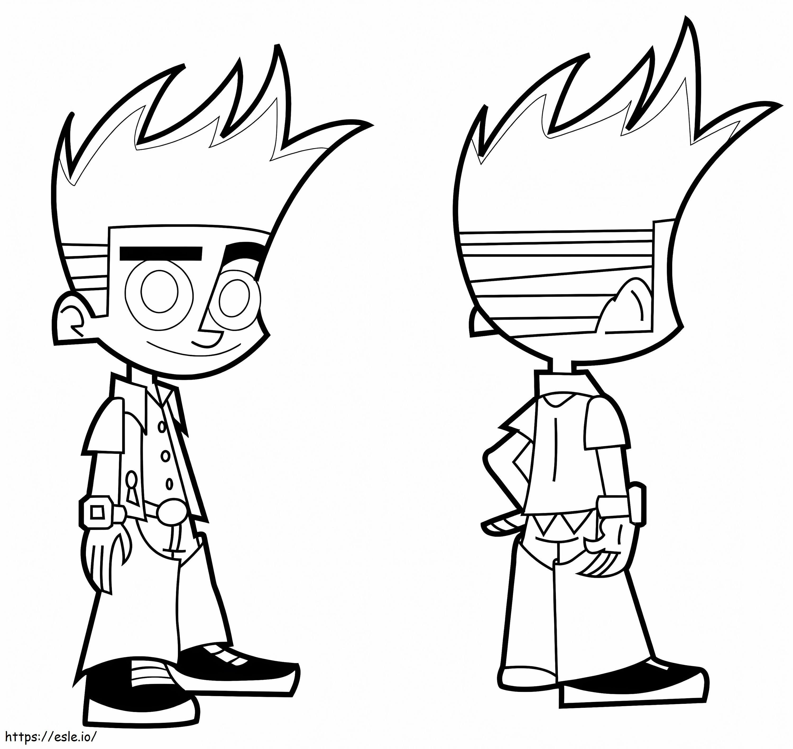 Johnny Test Printable coloring page