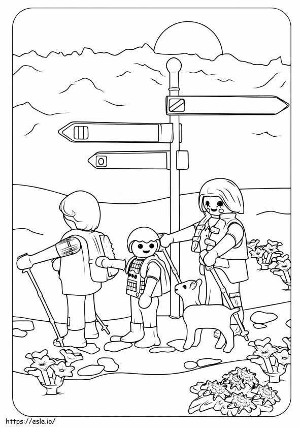 Playmobil 10 coloring page