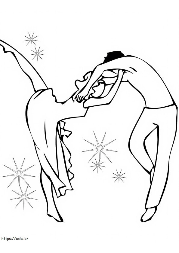 Jazz Dance coloring page
