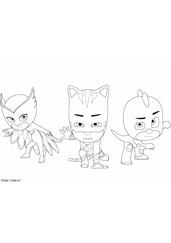 Pyjamasques 11 1024X732 coloring page