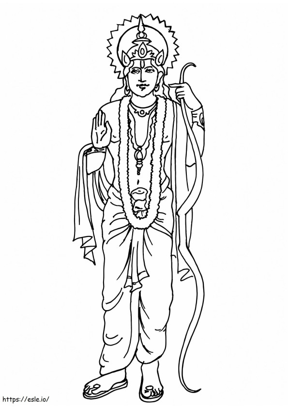 Rama Nawami 4 kolorowanka