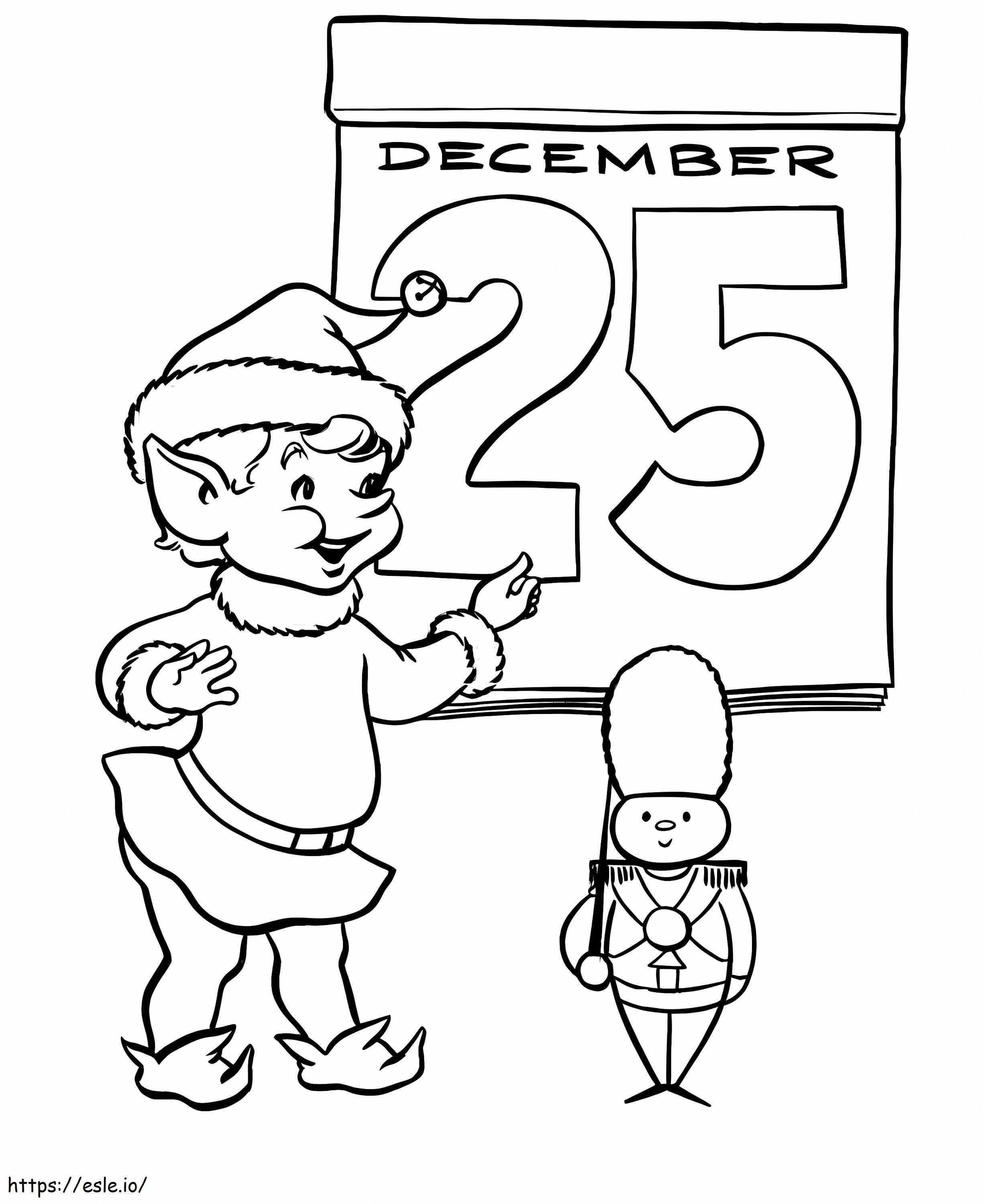 December 25Th coloring page