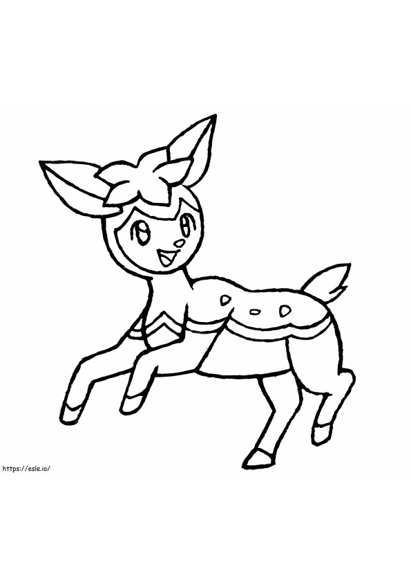Deerling Pokémon 2 ausmalbilder