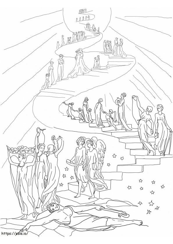 1576742134 4 Jacobs Ladder Sogno William Blake