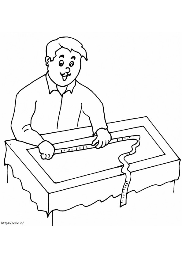 Tailor 5 coloring page