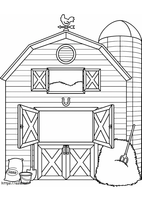 Perfect Barn coloring page