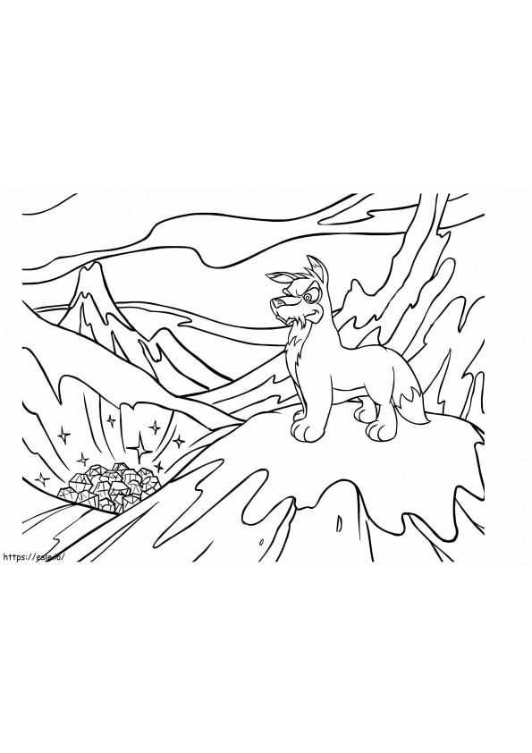 Neopets Winter coloring page