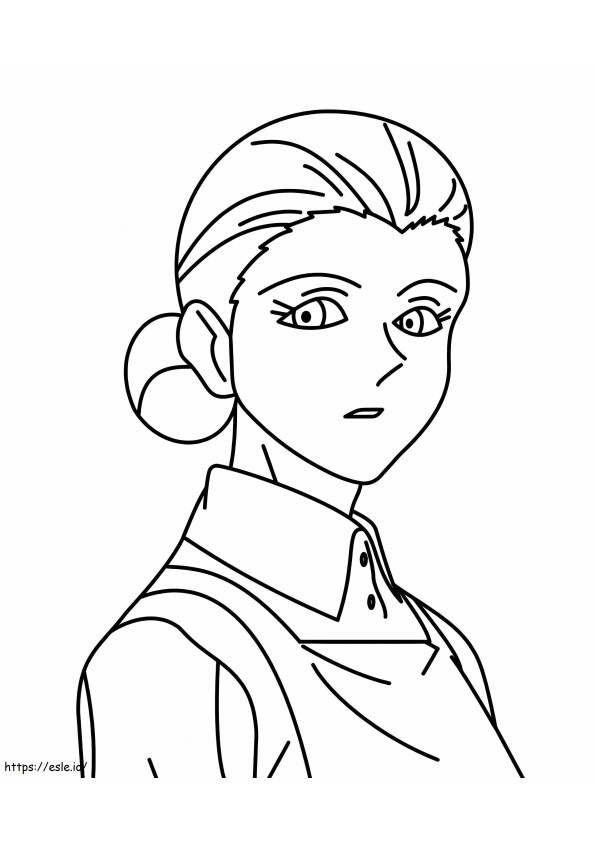 Isabella From The Promised Neverland coloring page