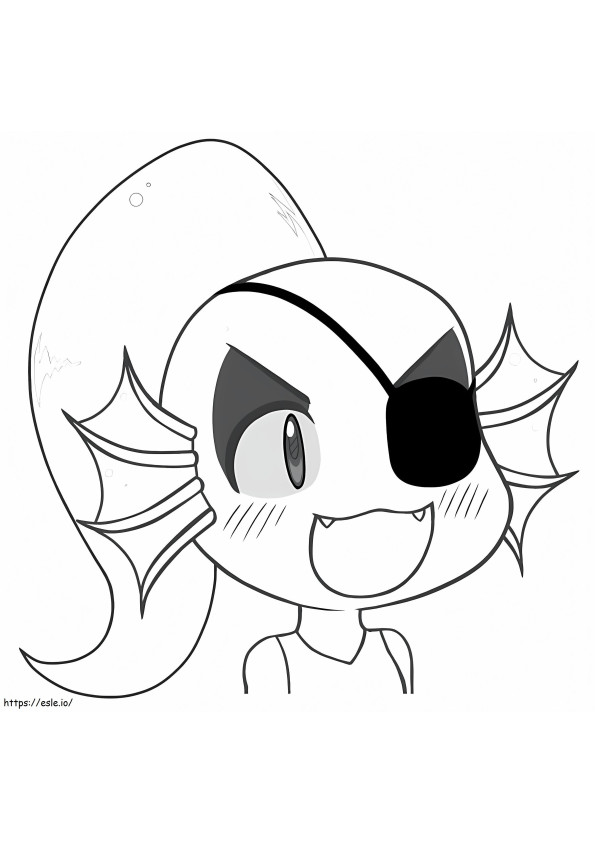 Undyne Undertale coloring page