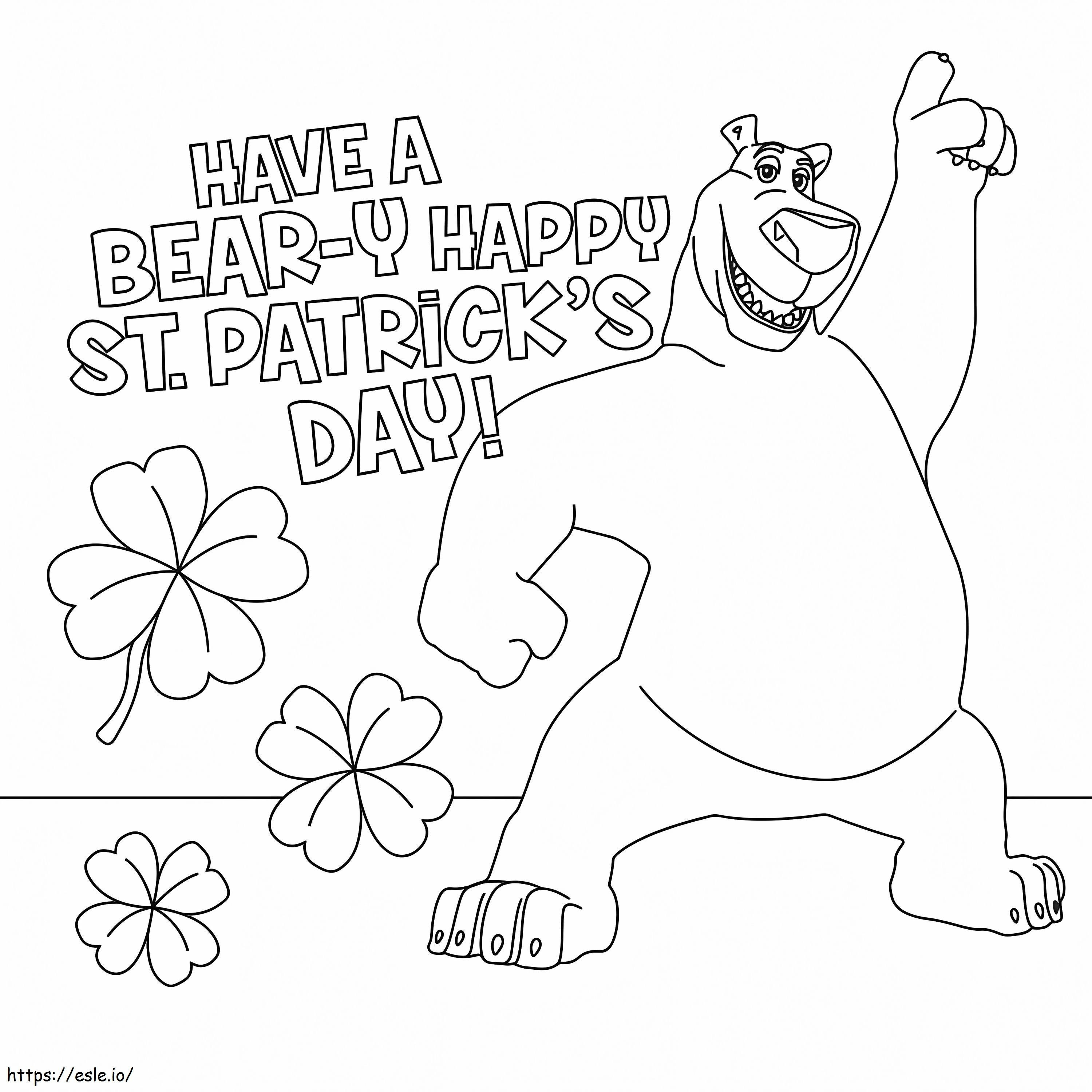 Polar Bear Norm Of The North coloring page