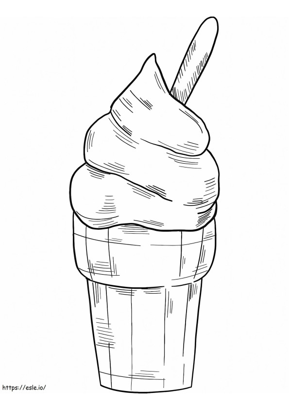 A fagylalt finom kifestő