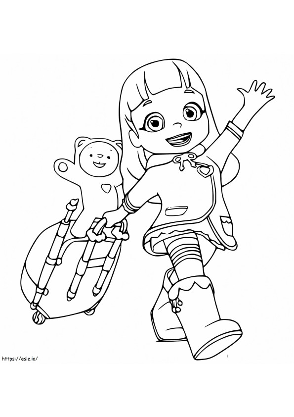 Choco And Ruby coloring page