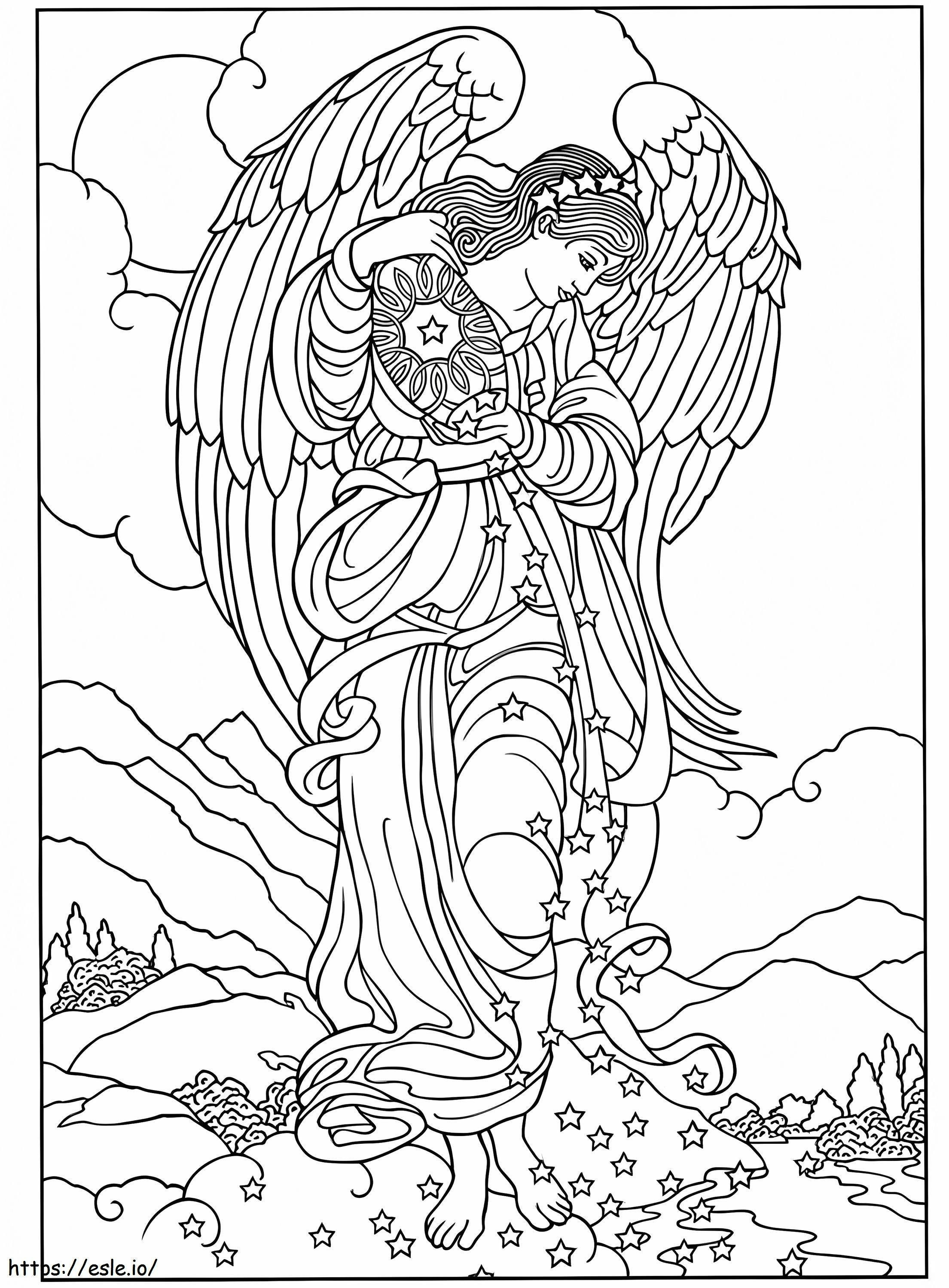 Angel Is For Adults coloring page