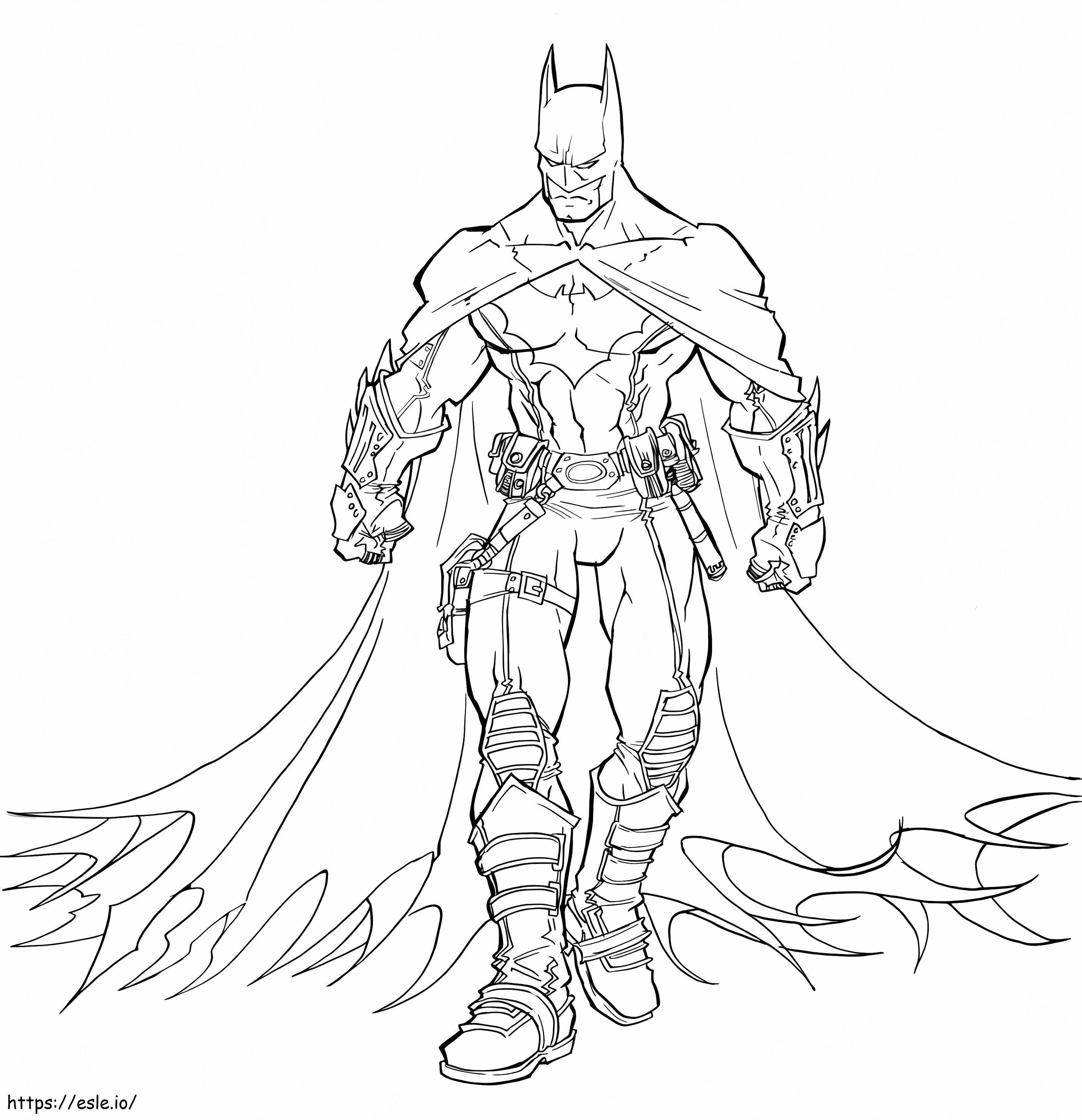 Coloriage Batman a l'air cool à imprimer dessin