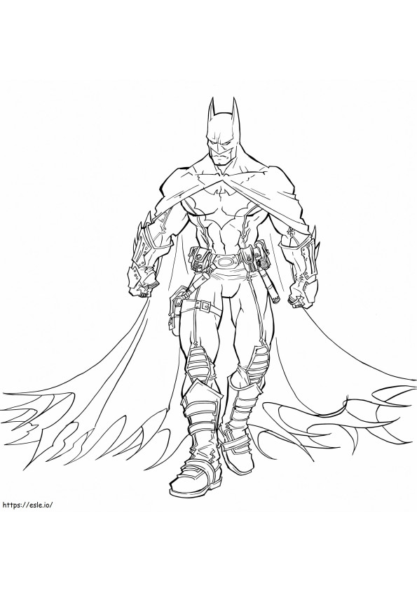 Coloriage Batman a l'air cool à imprimer dessin