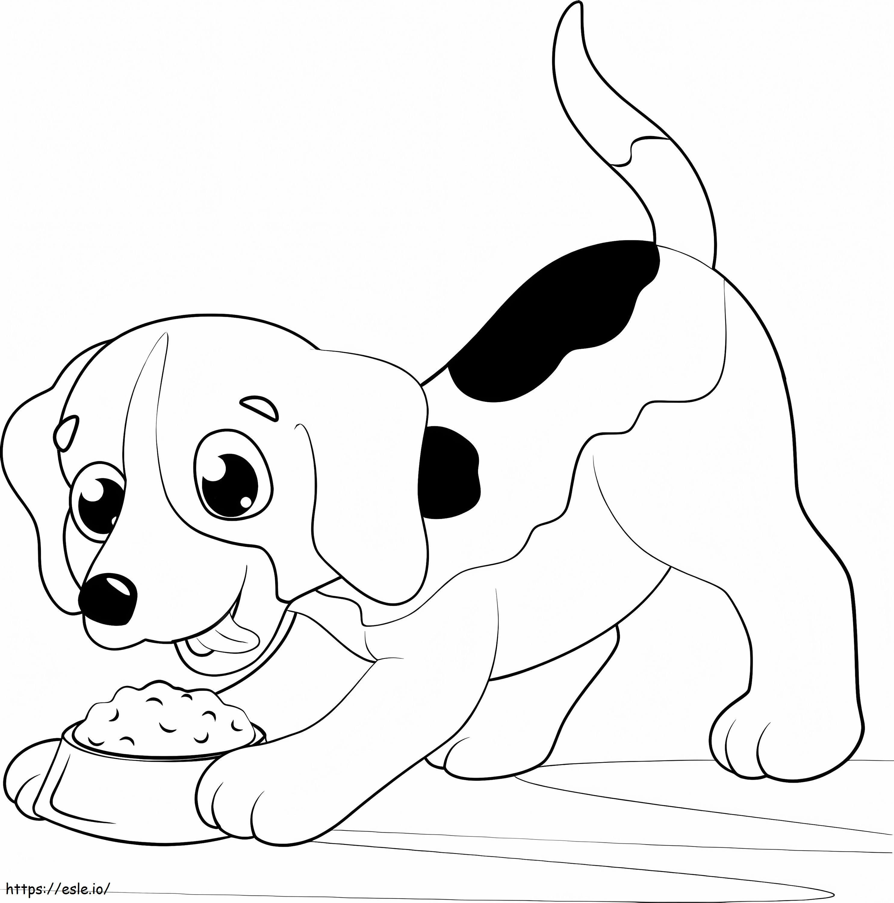 Beagle-puppy kleurplaat kleurplaat