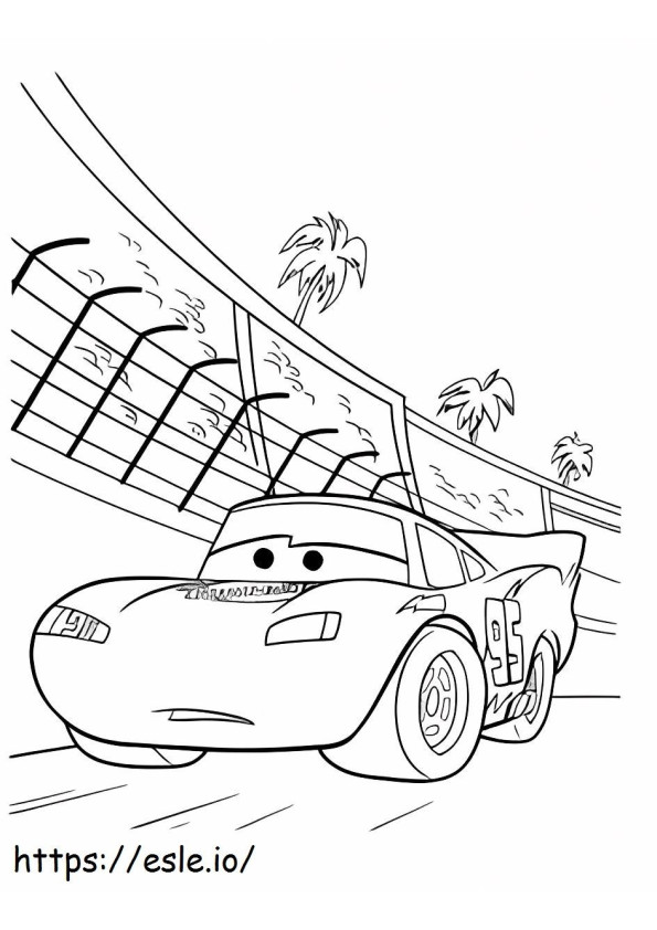 1540611316 1041F5855D3B3709Fc19Ca7948F75A76 Race Tracks Lightning Mcqueen coloring page