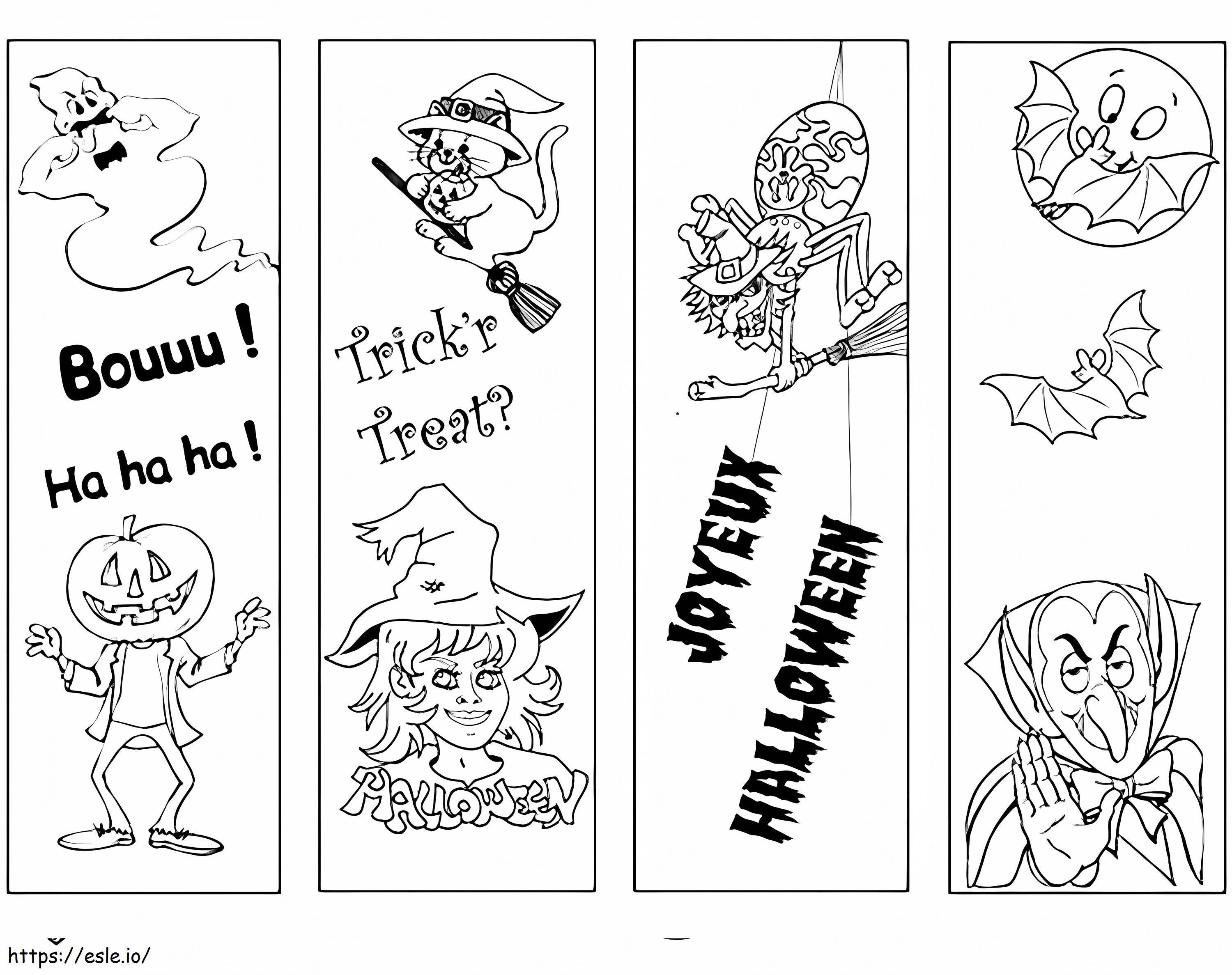 Coloriage Joyeux Halloween 5 à imprimer dessin
