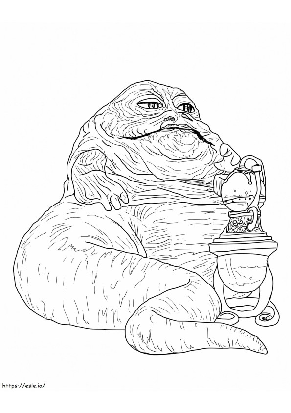 1583746161 Jabba The Hutt coloring page