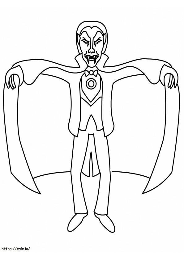 Vampire 3 coloring page