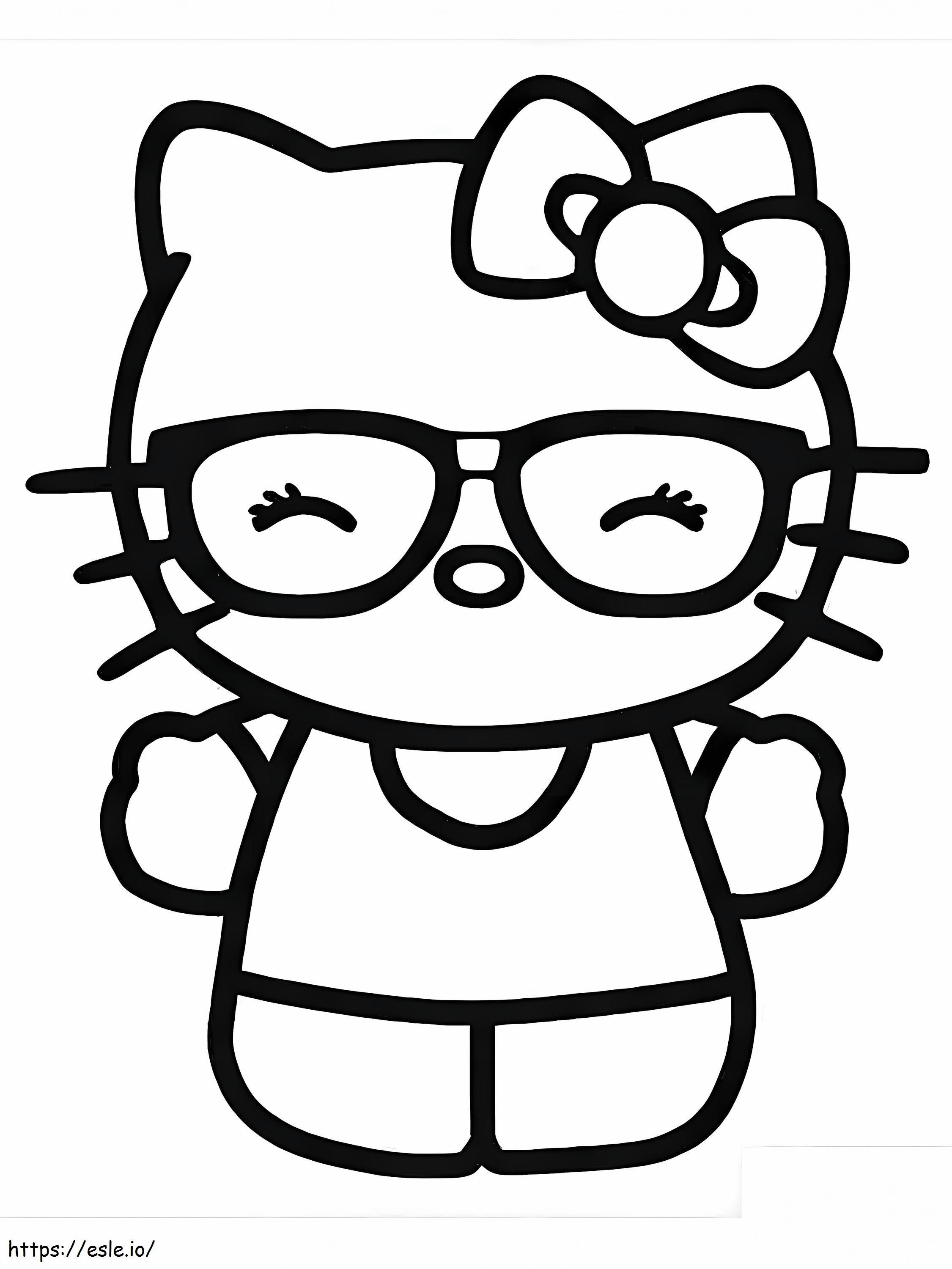 Színező oldalak Kitty Hello Hello Kitty Hello Kitty kifestő