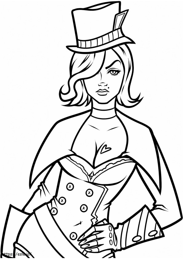 Mad Moxxi Borderlands coloring page