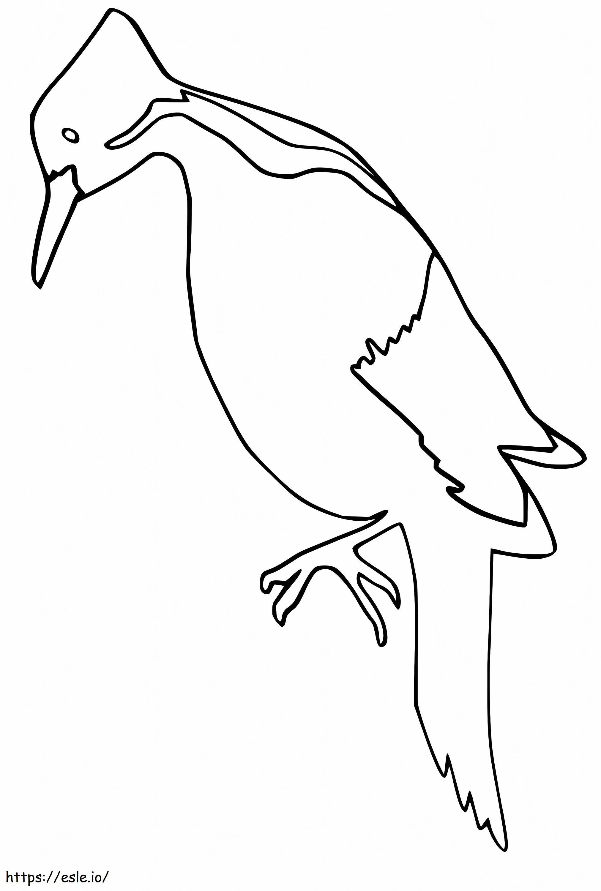 Burung pelatuk Gambar Mewarnai