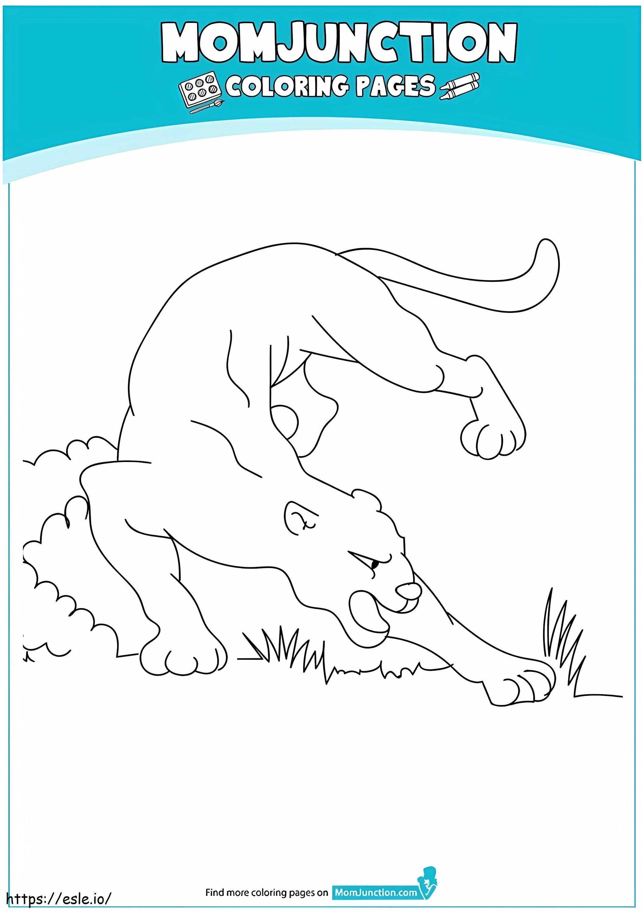 1526130296_Eastern Cougar 16 A4 coloring page