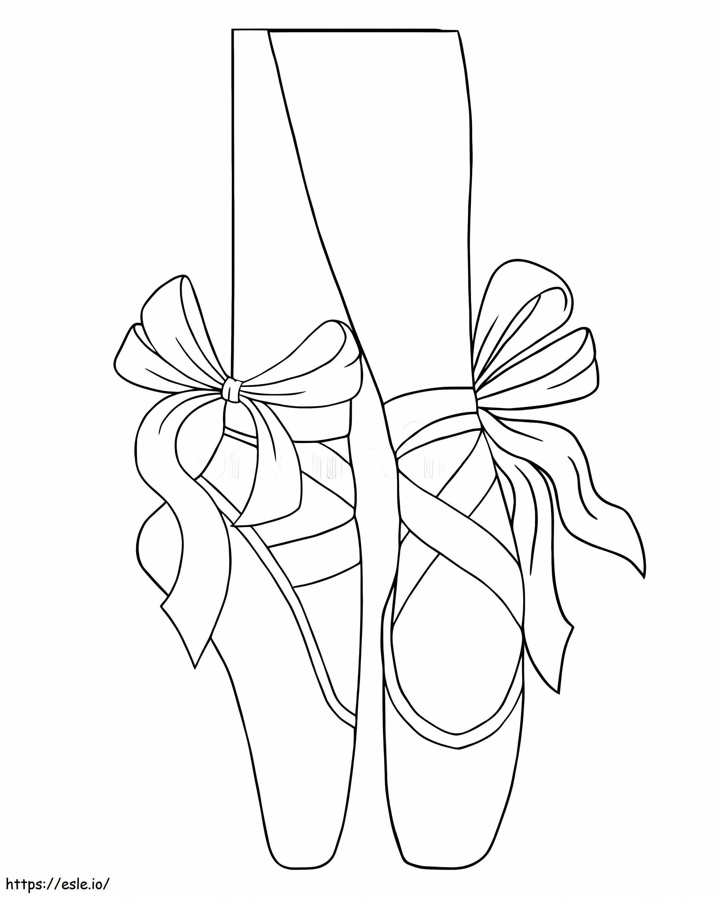 Shoes With Feet coloring page