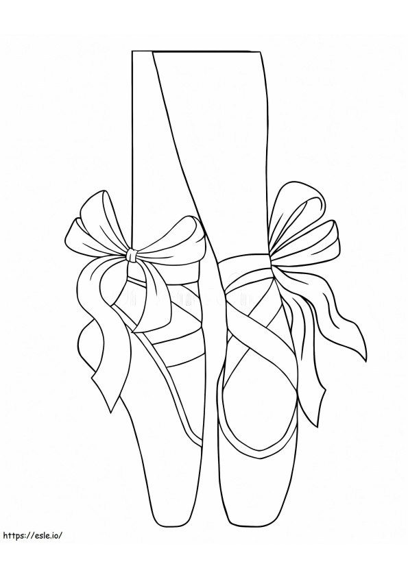 Shoes With Feet coloring page
