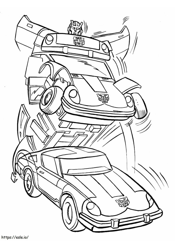 Transformers 3 coloring page