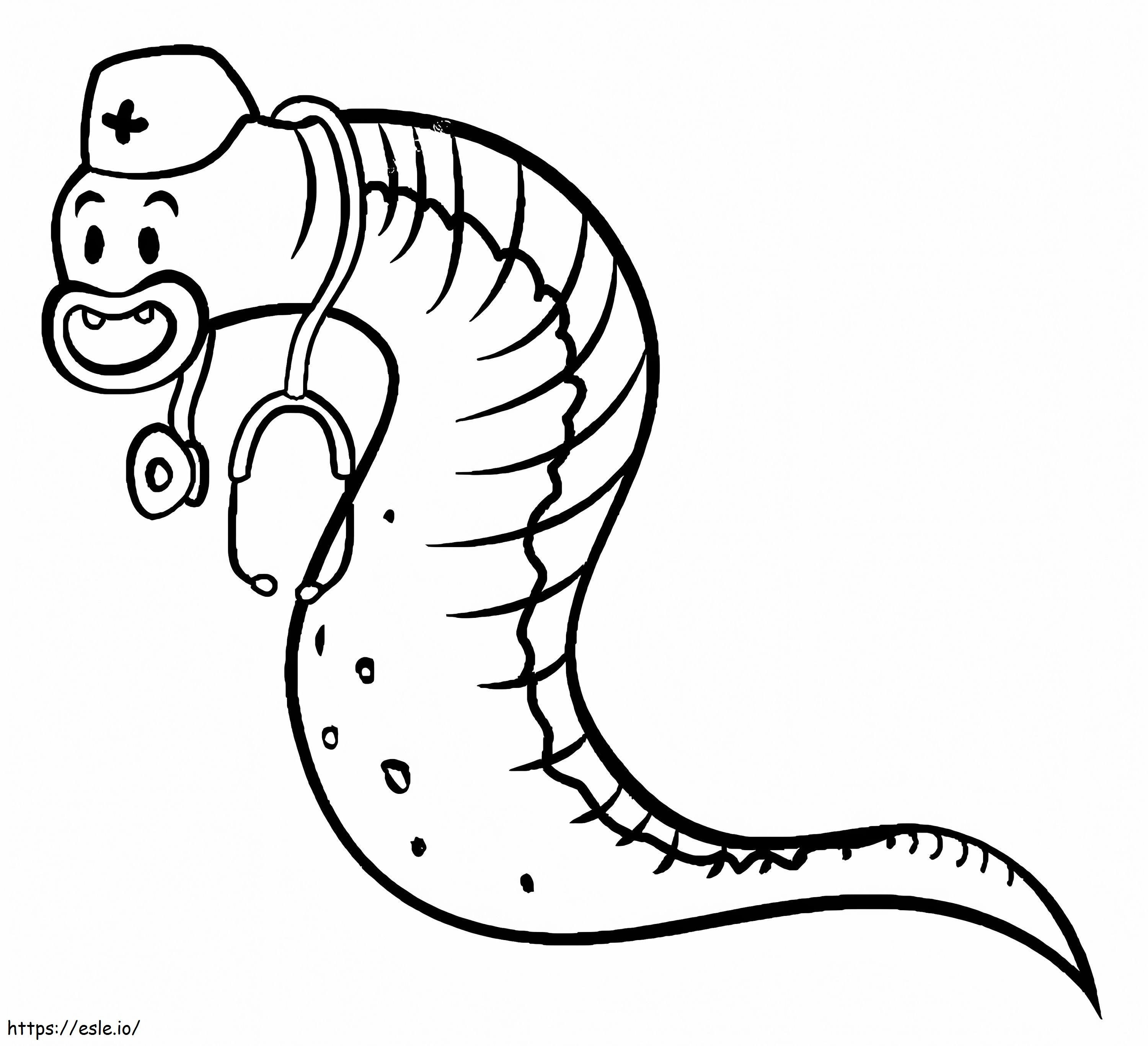 Doctor Leech coloring page