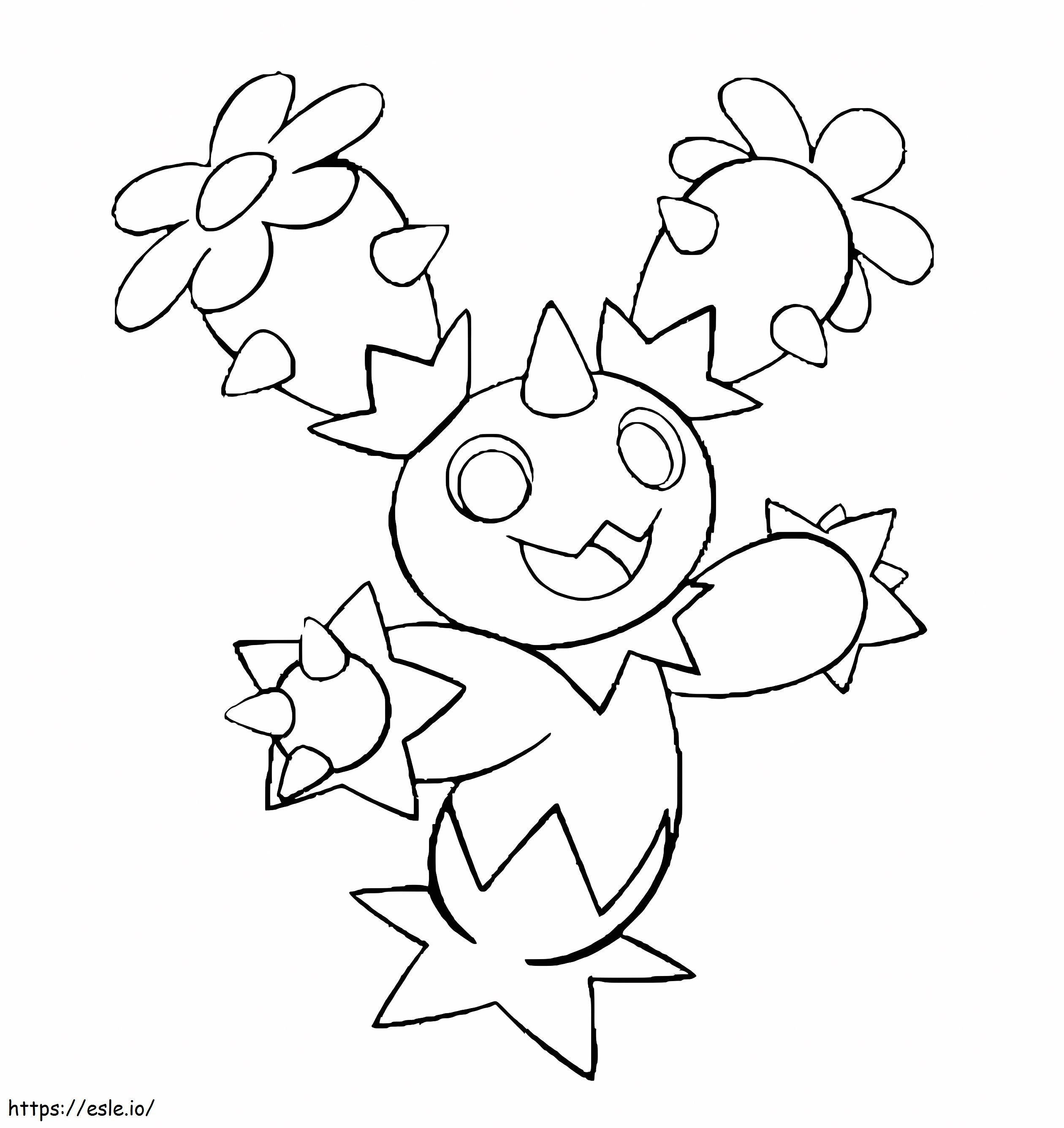 Coloriage Pokémon Maractus Gen 5 à imprimer dessin