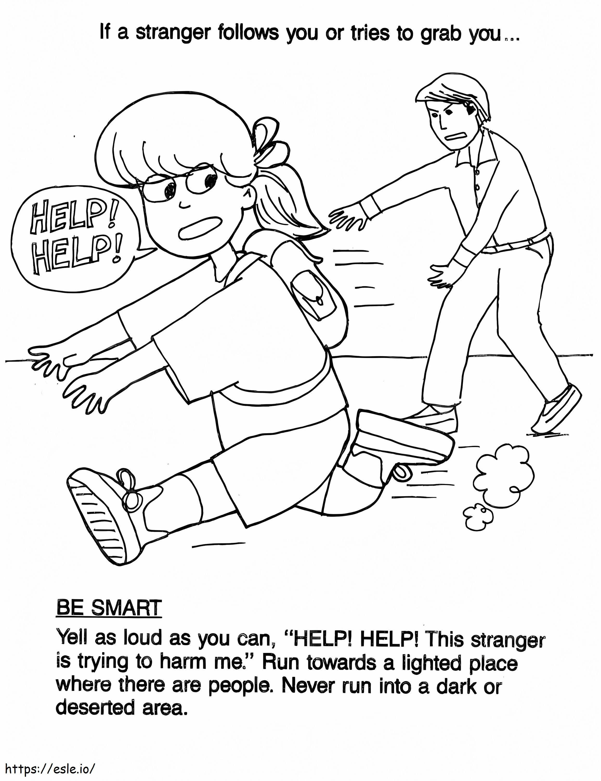 Child Safety To Print coloring page