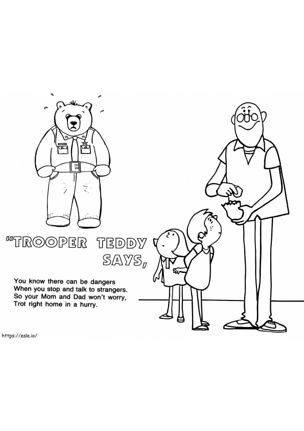 Child Safety 1 coloring page