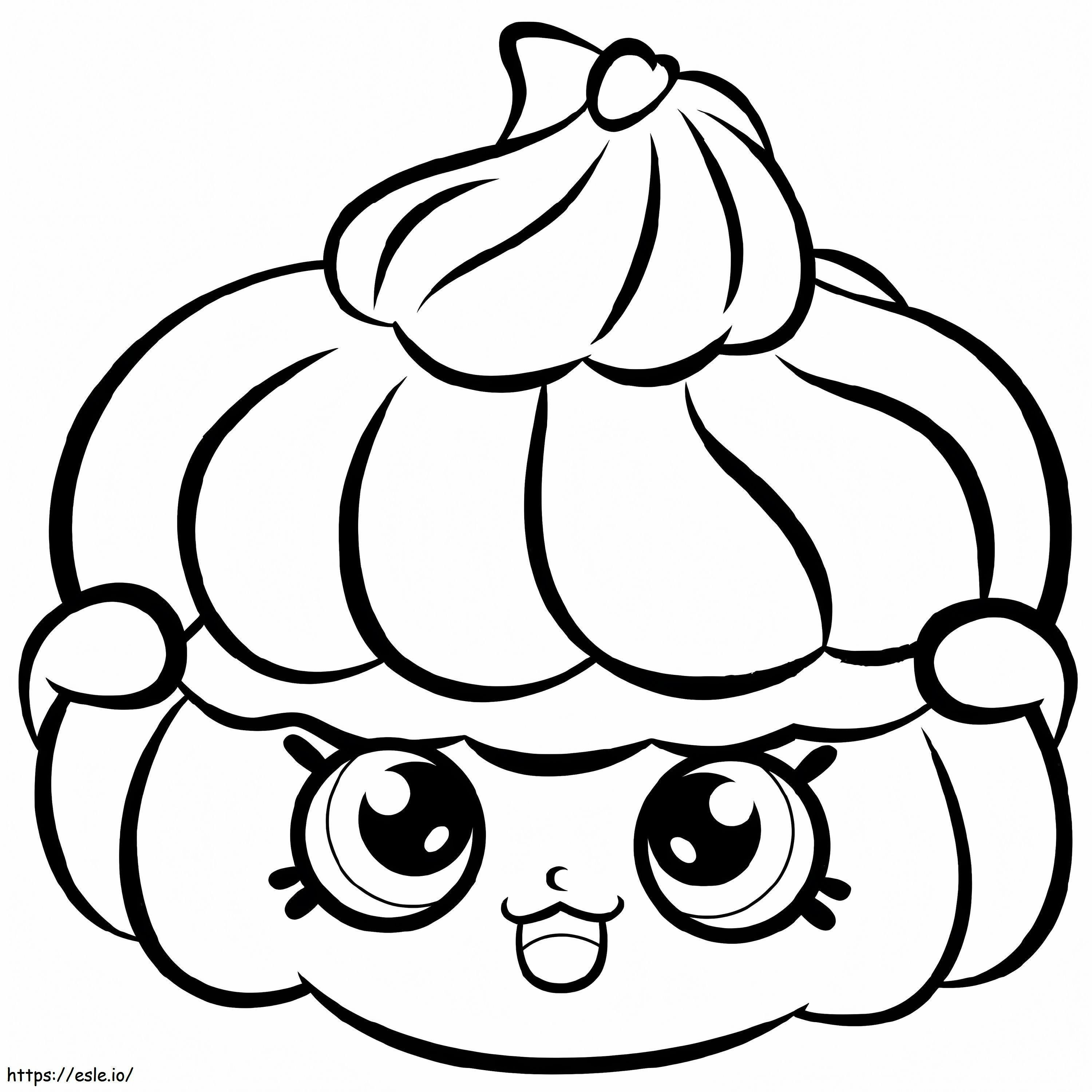 Bitzy Biscuit Shopkin coloring page