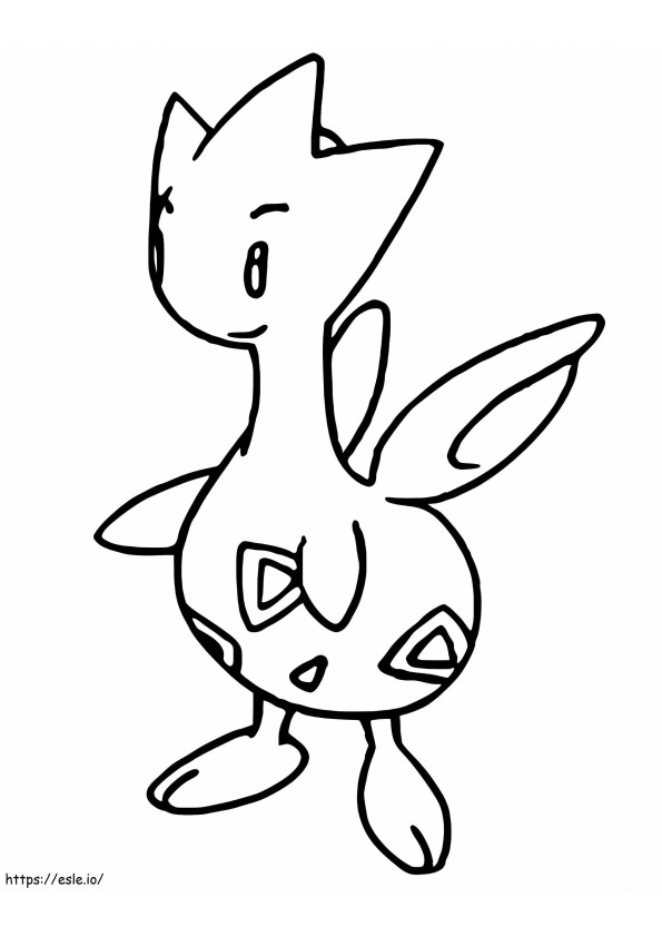 Coloriage Pokémon Togetic Gen 2 à imprimer dessin