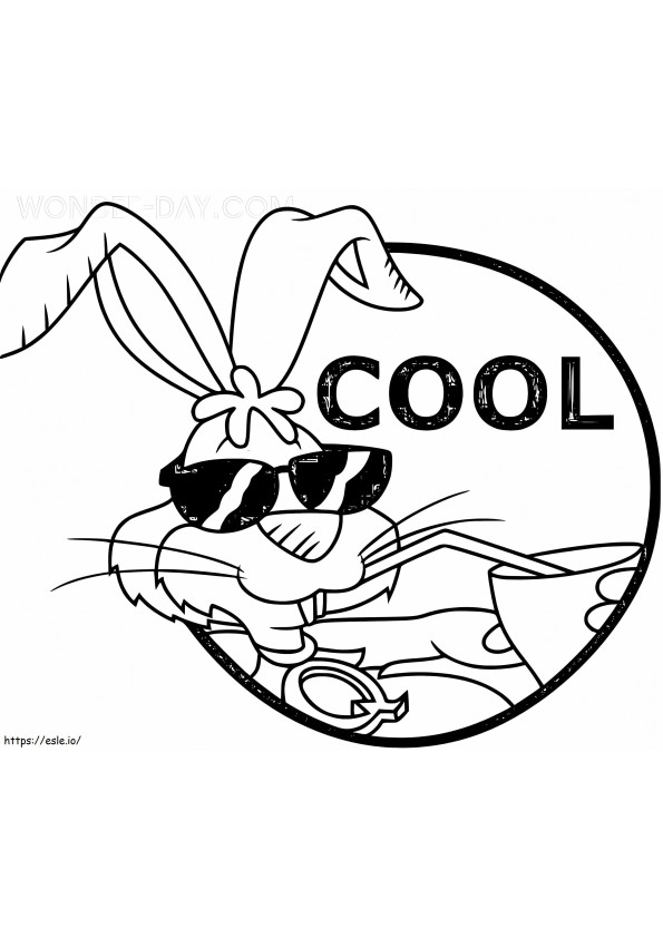 Cool Nesquik coloring page