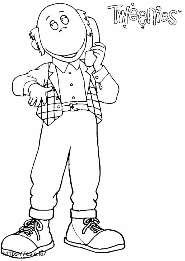 Max Is On The Phone coloring page