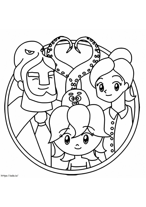 Polvina Family coloring page