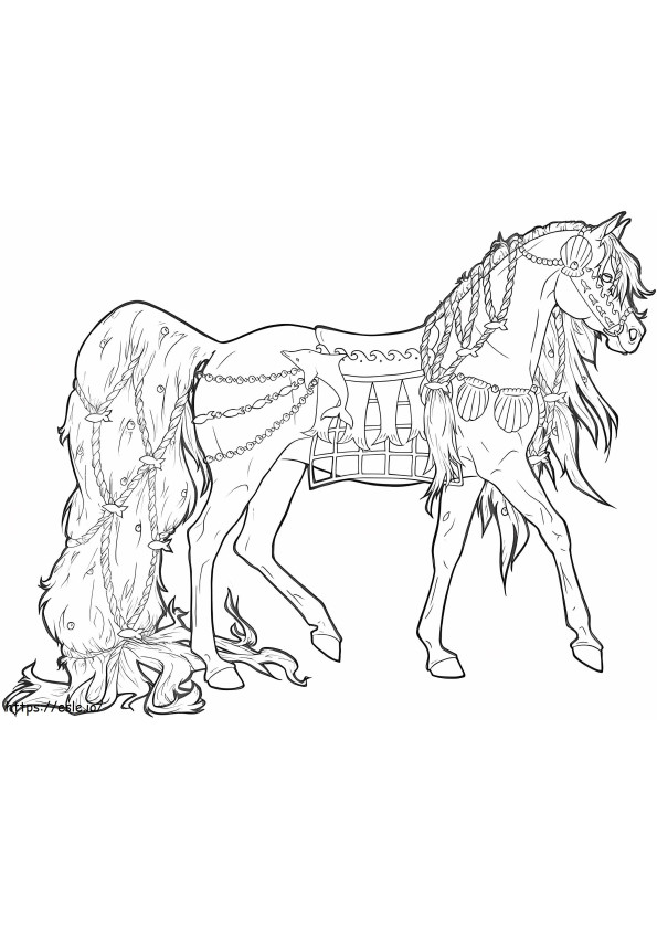 Special Horse E1607108940988 coloring page
