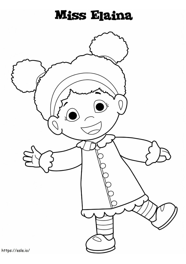 1570119585 Miss Elaina Funny A4 coloring page