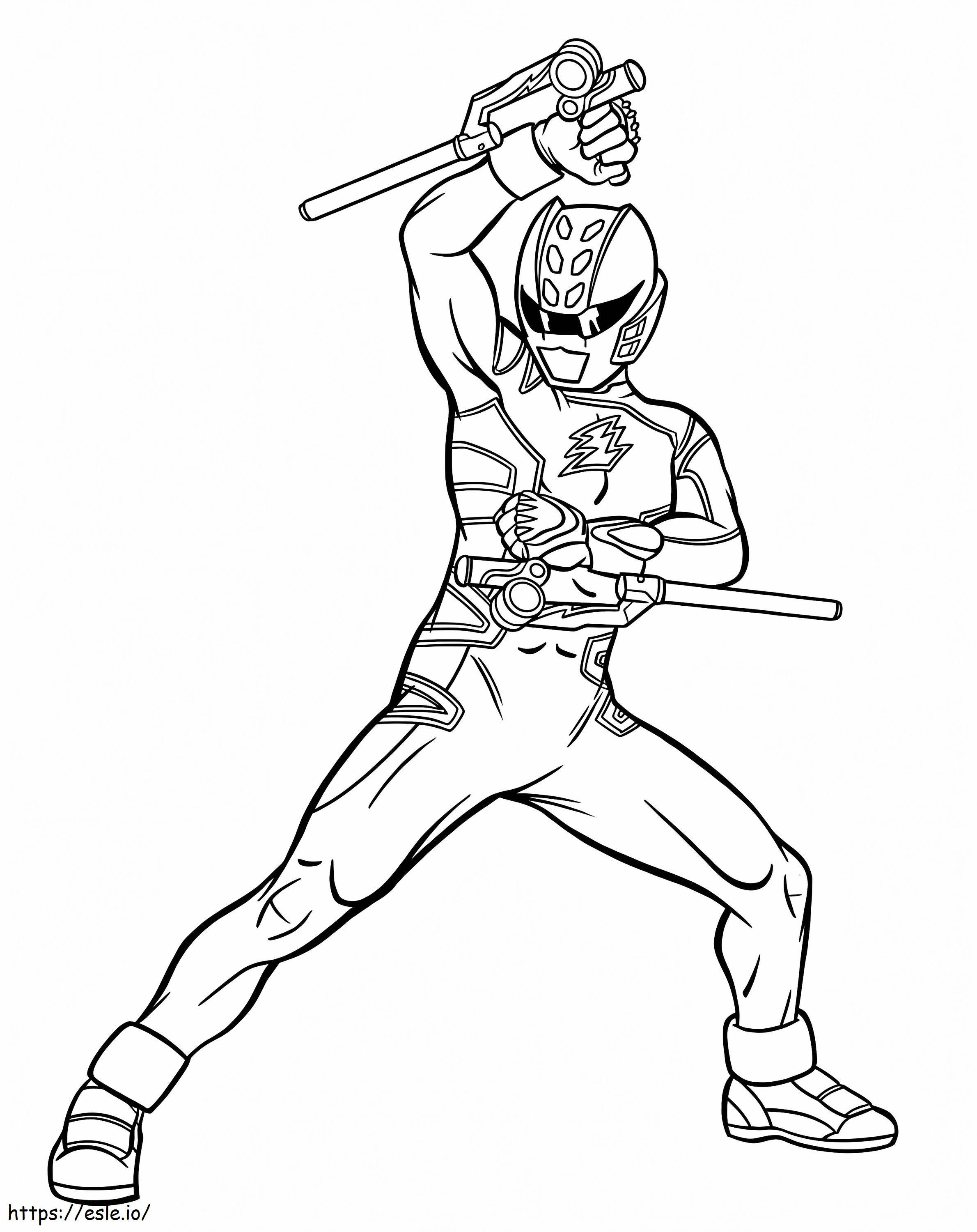 Power Ranger Jungle Fury värityskuva