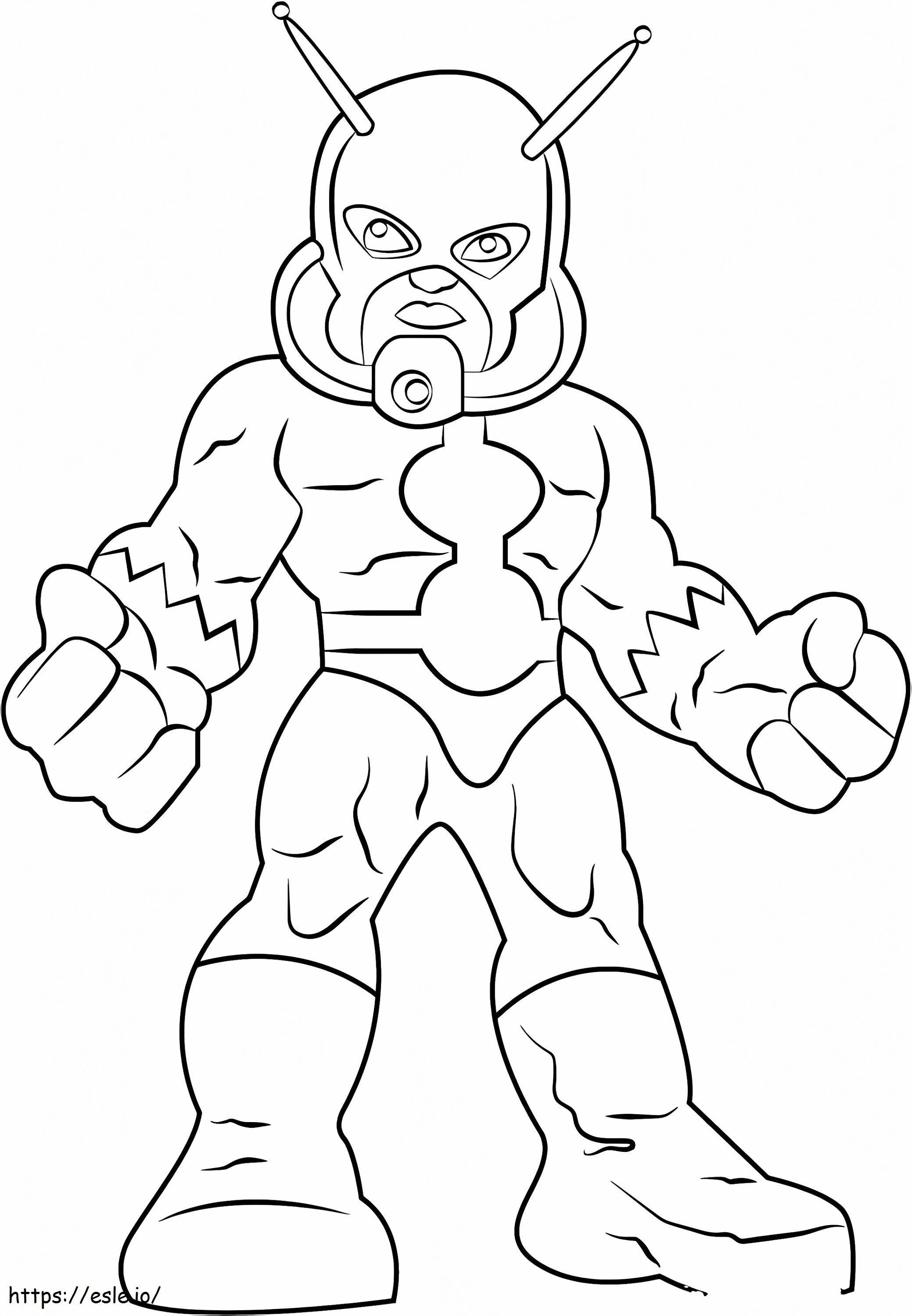 Ant Man coloring page