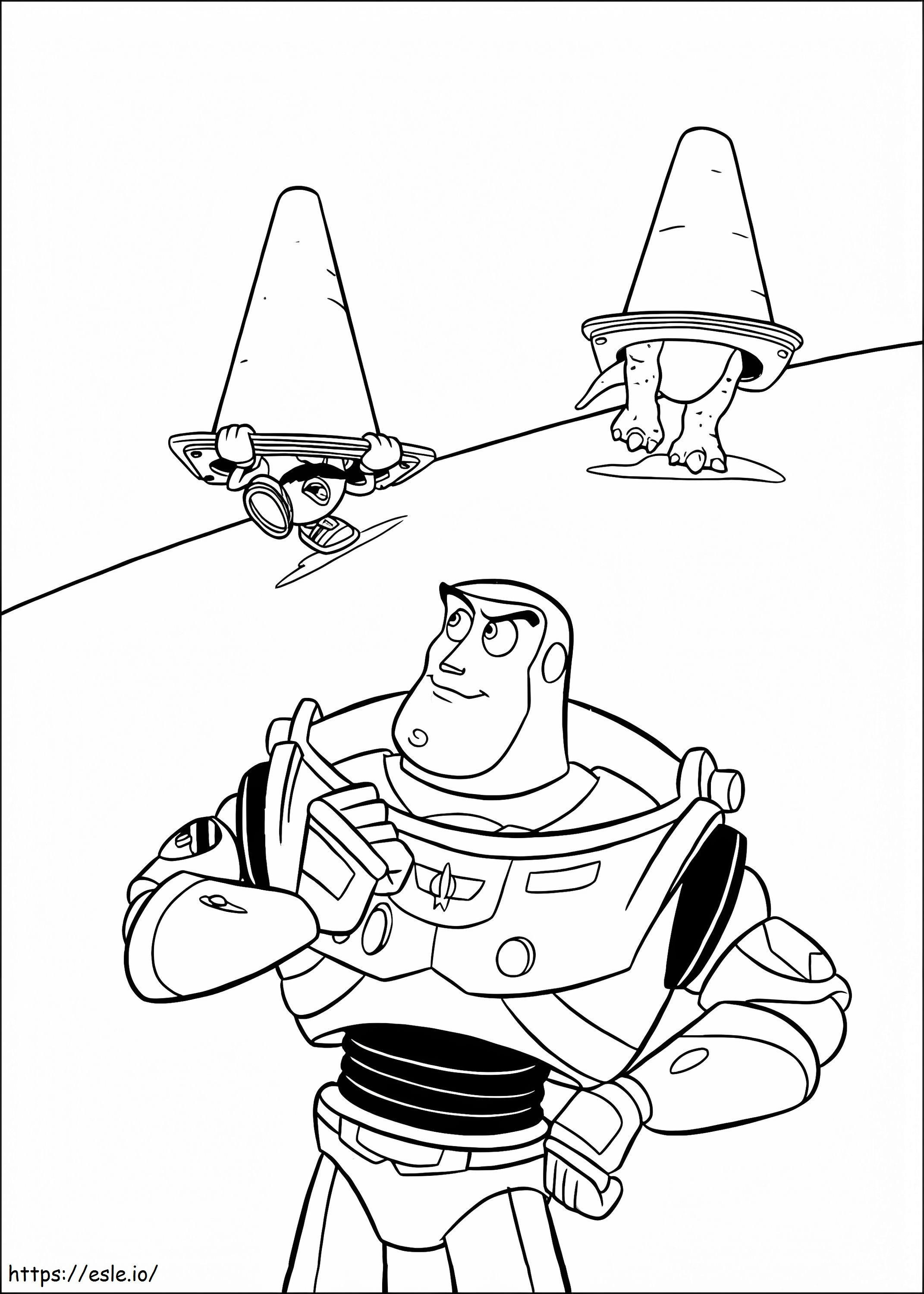 Buzz Lightyear Perfecto coloring page