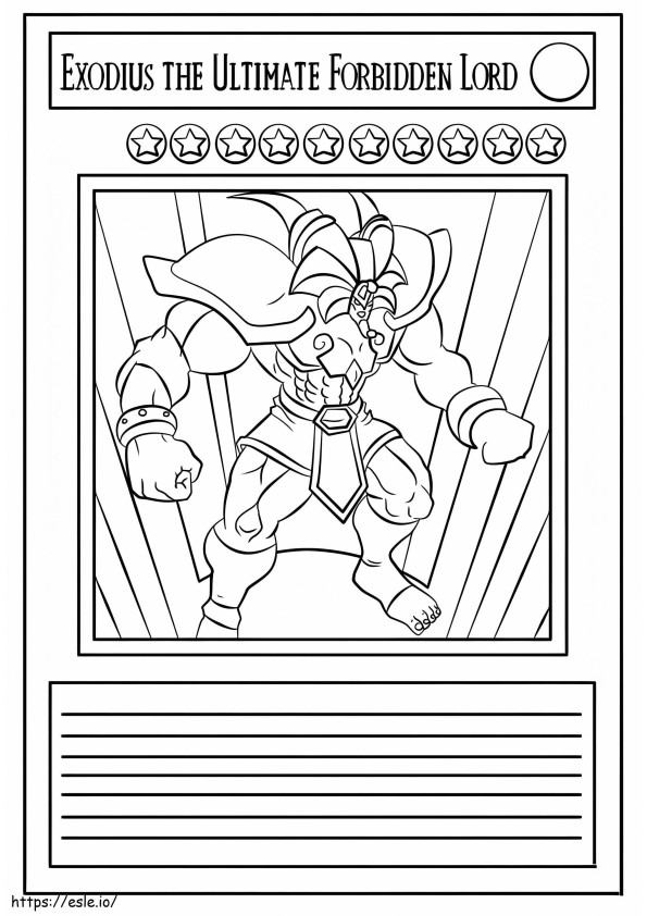 Yu Gi Oh 5 712X1024 coloring page