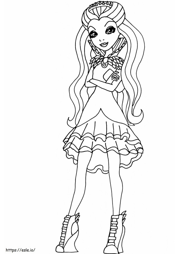 1576481405 Ever After High Raven Queen coloring page
