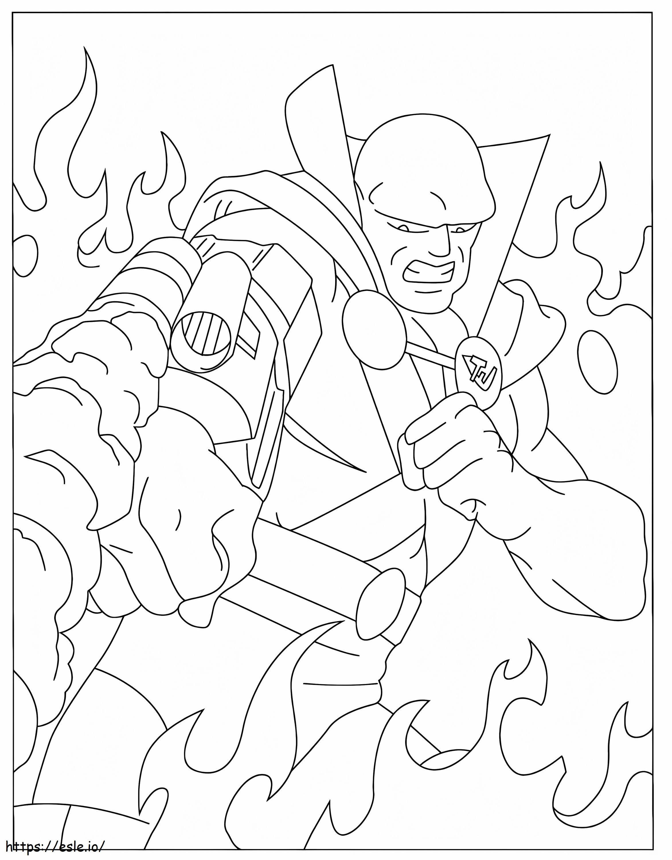 Martian Manhunter DC coloring page