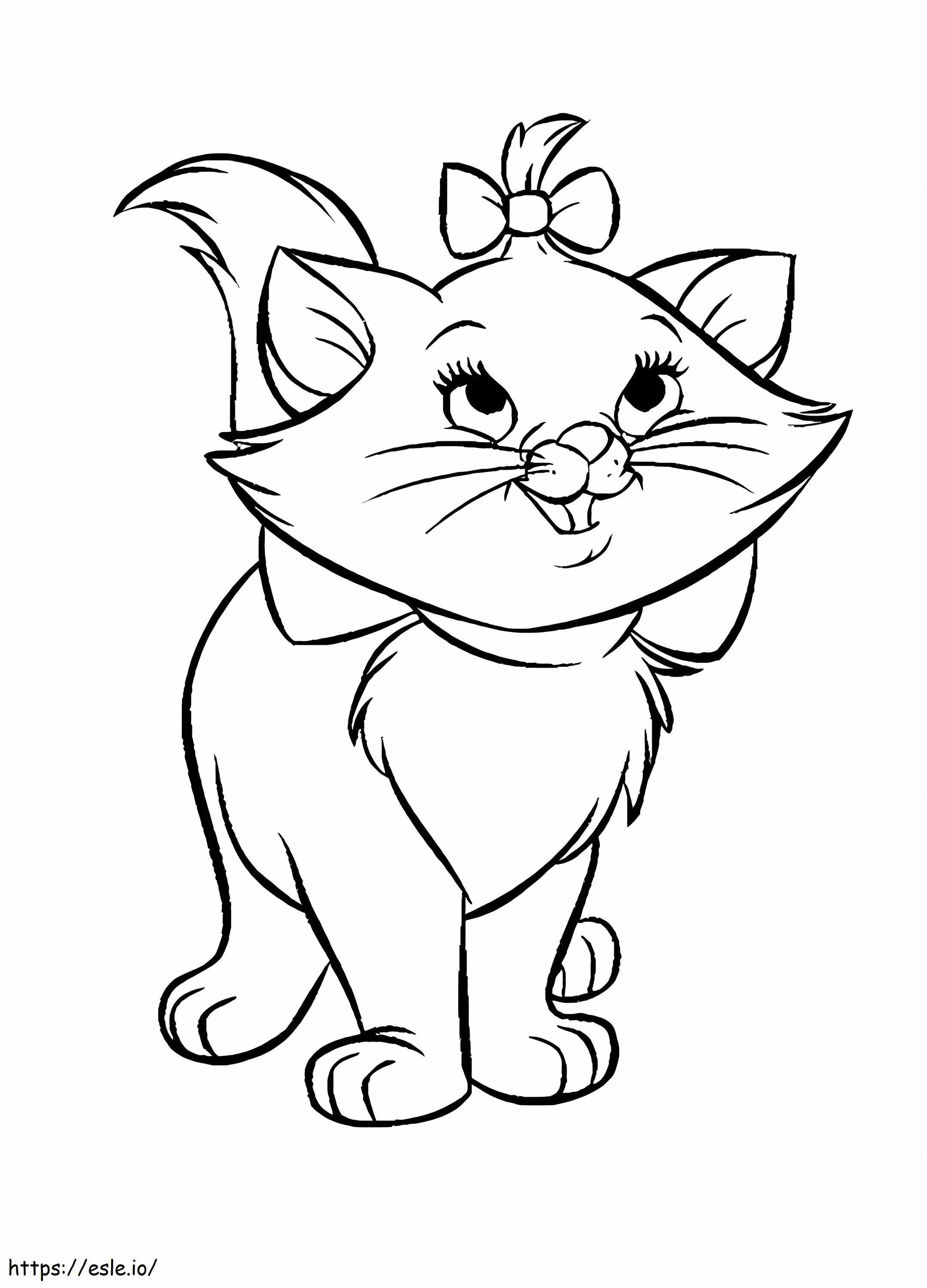 The Aristocats Marie coloring page