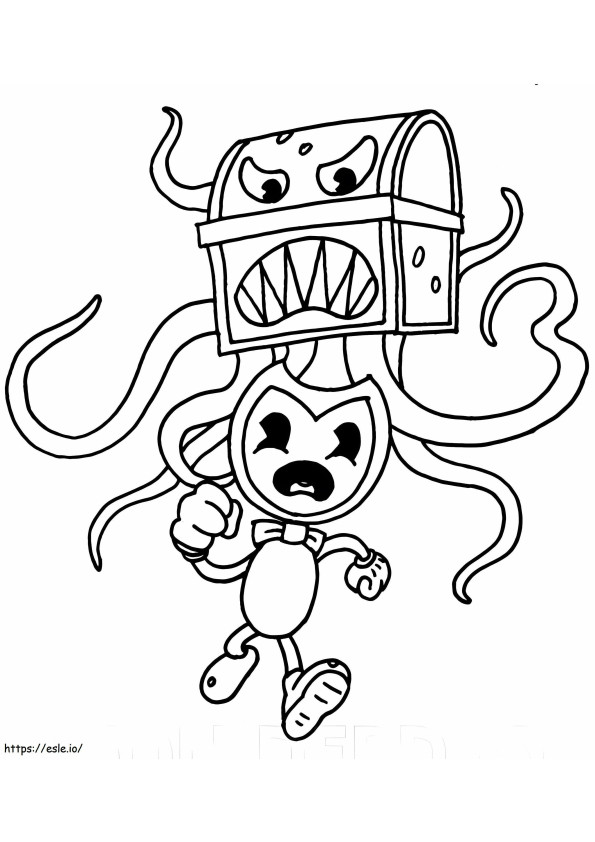 Bendy And Chester coloring page